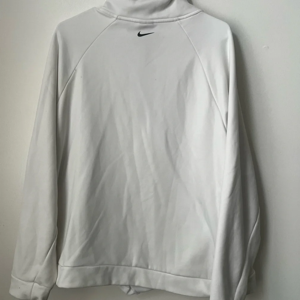 Nike White Fleece Pullover